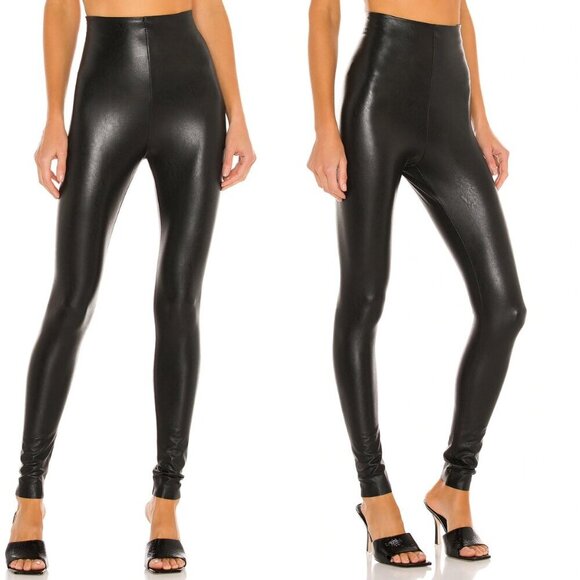NWT Commando | Perfect Control Faux Leather Legging In Black - Picture 11 of 13